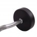 Штанга фіксована вигнута обрезиненная Zelart Rubber Coated Barbell 25кг, код: TA-2687-25-S52