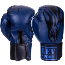 Рукавички боксерські Lev Sport UR 12 унцій, синій, код: LV-2958_12BL-S52