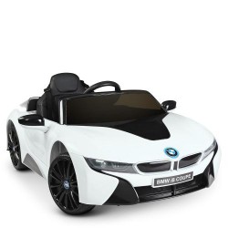 Дитячий електромобіль Bambi BMW i8 Coupe білий код JE1001EBLR-1-MP