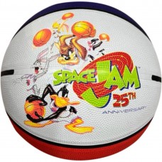 М"яч баскетбольний Spalding Space Jam 25TH Anniversary Tune Squad №5, білий-червоний, код: 689344416618