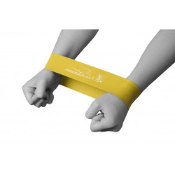 Резинка для фітнесу PowerPlay Mini Power Band Х-Light 1-5 кг, 0.6мм, жовтий, код: PP_4114_Yellow_Light