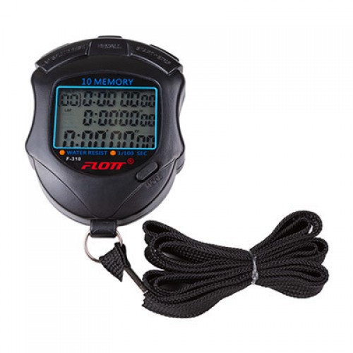 Секундомір Flott (пам"ять на 10)., код: F310-WS Секундомір Flott (пам"ять на 10)., код: F310-WS