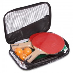 Набір для настільного тенісу Dunlop Ragen 2ракетки, 3 м'яча, сітка, чохол, код: DL679212