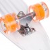 Скейтборд круизер пластиковый со светящимися колесами PLAYBABY 600x170 мм, код: SK-885-4
