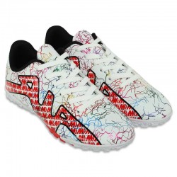 Сороконіжки футбольні Lijin розмір 40, білий-червоний, код: OB-211-3_40WR Сороконіжки футбольні Lijin розмір 40, білий-червоний, код: OB-211-3_40WR