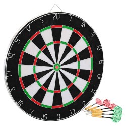 Дартс із Флока Baili Flocked 6 дротиків і мішень 18"х1" (46х2,5см), код: SJ-18115