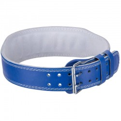 Пояс атлетичний шкіряний Zelart ширина 10см XXL синій, код: SB-165080_XXL