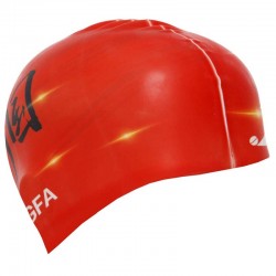 Шапочка для плавання Yingfa, червоний-чорний, код: C0080_RBK Шапочка для плавання Yingfa, червоний-чорний, код: C0080_RBK