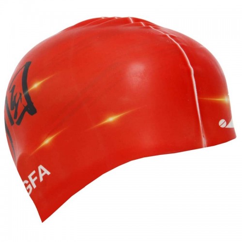 Шапочка для плавання Yingfa, червоний-чорний, код: C0080_RBK Шапочка для плавання Yingfa, червоний-чорний, код: C0080_RBK