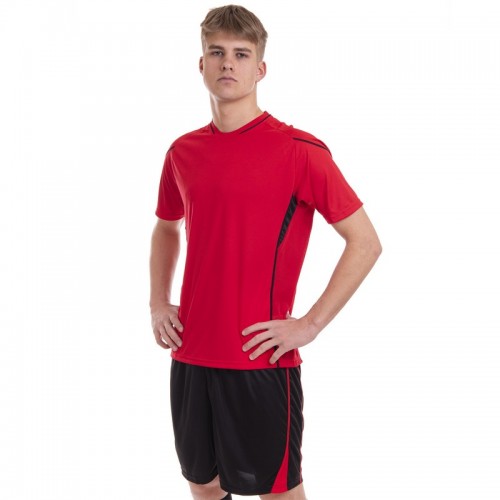Форма футбольна PlayGame Lingo 2XL (50-52), ріст 180-185, червоний-чорний, код: LD-5012_2XLRBK-S52