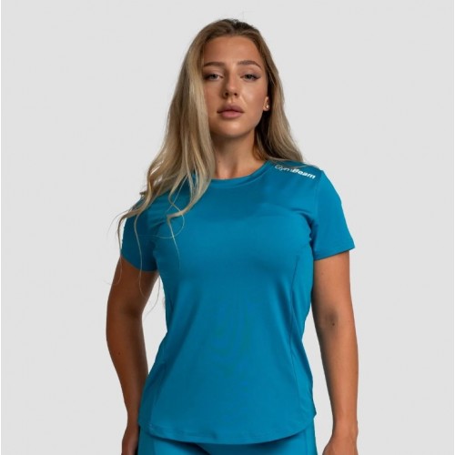 Футболка жіноча GymBeam Clothing Limitless XS, аквамарин, код: 8586024626041