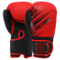 Боксерські рукавиці Fistrage 10 унцій, червоний-чорний, код: VL-9734_10RBK