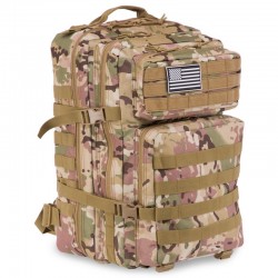 Рюкзак тактический штурмовой трехдневный Tactical 35 літрів, камуфляж Multicam, код: ZK-5507_KM