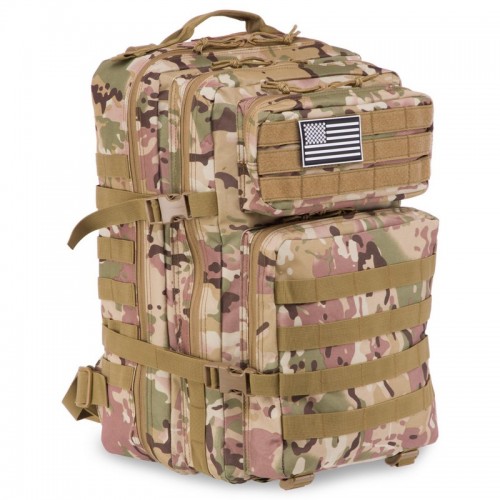 Рюкзак тактический штурмовой трехдневный Tactical 35 літрів, камуфляж Multicam, код: ZK-5507_KM