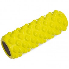 Роллер для занять йогою і пілатесом FitGo Grid Bubble Roller, лимонний, код: FI-5714_Y