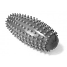 Масажний ролик Almond EasyFit овальний з шипами 160х65 мм, сірий, код: EF-1071-GY-EF Масажний ролик Almond EasyFit овальний з шипами 160х65 мм, сірий, код: EF-1071-GY-EF