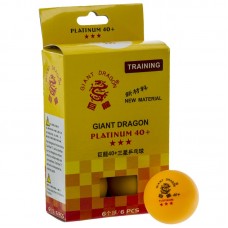 М"ячі для настільного тенісу Giant Dragon 6 шт, помаранчевий, код: MT-6560-OR