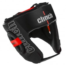 Шолом боксерський відкритий Clinch PU L, чорний, код: C142_LBK