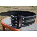 Пояс шкіряний для пауерліфтингу Power System PowerLifting Line XL, чорний-сірий, код: PS-3800_XL_Black_Grey