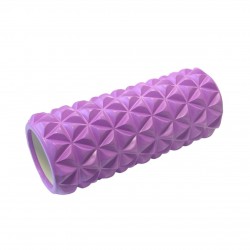 Масажний валик Кристал SNS EVAZS10-33- 33 см, світло-фіолетовий, код: 11047-SNS