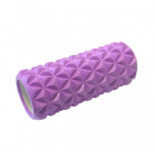 Масажний валик Кристал SNS EVAZS10-33- 33 см, світло-фіолетовий, код: 11047-SNS