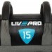 Мішок обтяжувач для функціонального тренінгу Power Bag LiveUp 15кг, чорний-сірий, код: LP8120-15