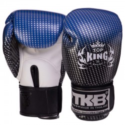 Рукавички боксерські Top King Ultimate шкіряні S, синій, код: TKBGKC-01_S_BL-S52