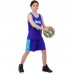 Форма баскетбольна дитяча NB-Sport Lakers 2XL (12 років), 150-160см, фіолетовий-блакитний, код: BA-9970_2XLVN