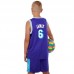 Форма баскетбольна дитяча NB-Sport Lakers 2XL (12 років), 150-160см, фіолетовий-блакитний, код: BA-9970_2XLVN