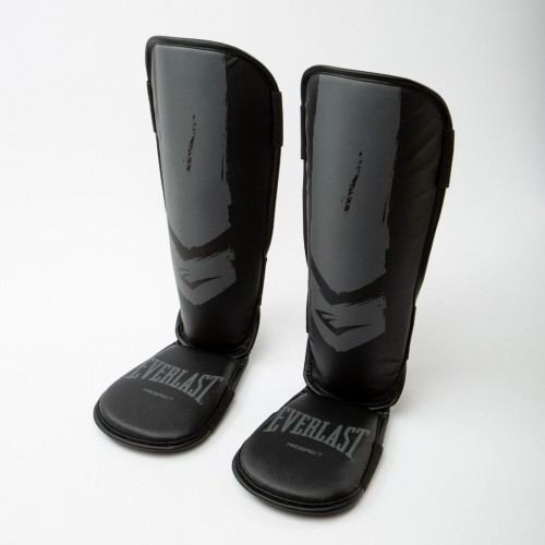 Захист ніг дитячий Everlast Proespect Youth Shin Guards S/M, чорний-сірий, код: 009283619510