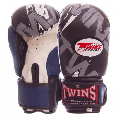 Рукавички боксерські Twins 12 унції, синій, код: TW-2206_12BL Рукавички боксерські Twins 12 унції, синій, код: TW-2206_12BL