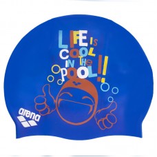 Шапочка для плавання дитяча Arena Print Junior синій, код: AR-94171-20_BL