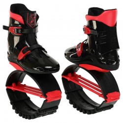 Фітнес джампери професійні Kangoo Jumps L (38-40), чорний-червоний, код: SK-4603_LBKR
