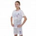 Форма футбольна дитяча AL Nassr Ronaldo 7 гостьова 2024, розмір 24, зріст 130-140, білий-сірий, код: CO-3645_24