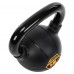 Гиря тренувальна цільна сталева з PVC покриттям Mdbuddy 12кг, чорний, код: TA-5428-12
