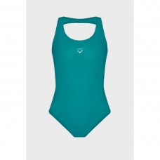 Купальник закритий для жінок Arena Solid O Back Swimsuit, розмір 38, зелений, код: 3468336849811