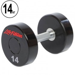 Гантель цілісна професійна Life Fitness 1х14 кг, код: SC-80081-14