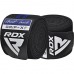 Бинти на коліна RDX Gym Knee Wrap R11, чорний-синій, код: WAH-KR11BU