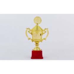 Кубок спортивний з ручками, кришкою і місцем під жетон PlayGame 29,5 см, код: C-896-3B