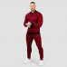 Спортивні штани класичні чоловічі GymBeam Burgundy XXL, бордовий, код: 120936-GB