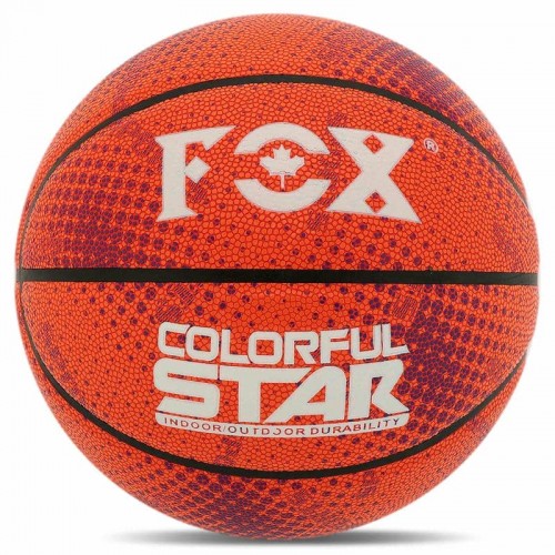 М"яч баскетбольний Fox Colorful Star Indoor/Outdoor №7, помаранчевий, код: BA-8708_OR