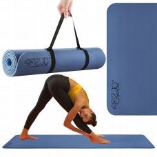 Килимок для йоги та фітнесу 4Fizjo Blue/Sky Blue, 1800x600x6 мм, код: 4FJ0373