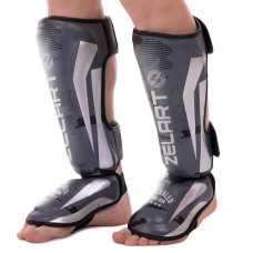Захист для гомілки і стопи ММА, Кікбоксинг Zelart XL, чорний-сірий камуфляж, код: BO-2531_XL Захист для гомілки і стопи ММА, Кікбоксинг Zelart XL, чорний-сірий камуфляж, код: BO-2531_XL