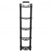Стійка горизонтальна для бамперних дисків пересувна Mdbuddy Bumper Plate Rack 1300x300x260мм, чорний, код: TA-1691