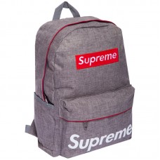 Міський рюкзак Supreme 16л, світло-сірий-червоний, код: GA-0510_LGRR