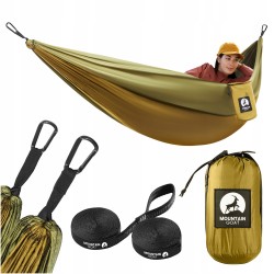 Гамак туристичний одномісний Mountain Goat 2700x1400 мм, оливковий, код: P-5905973403122 Гамак туристичний одномісний Mountain Goat 2700x1400 мм, оливковий, код: P-5905973403122