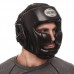 Шлем боксерский с полной защитой Zelart XL, черный-серебряный, код: BO-1367_XLBK-S52