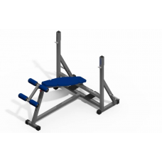 Лавка Wuotan для жиму під кутом вниз, код: SS.03-W Лавка Wuotan для жиму під кутом вниз, код: SS.03-W