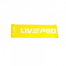 Еспандер стрічка LivePro Fitness Band X-Light 2000х150х0,3 мм (2,3кг), жовтий, код: 6951376153651