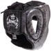 Шолом боксерський з повним захистом шкіряна Top King Super Snake L чорний-срібний, код: TKHGSS-02_LBKS-S52